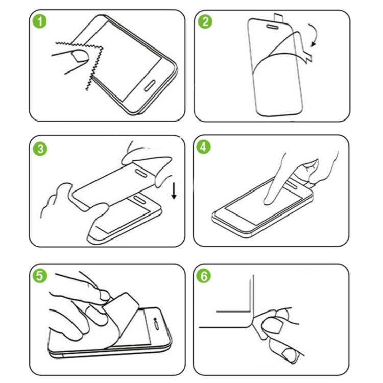 Película de vidrio templado a prueba de explosiones de pantalla completa transparente ultrafina de 0,26 mm para iPod touch 5 y touch 6, For iPod Touch 5(1 PC)