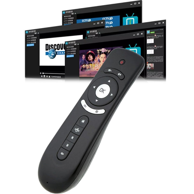T2 giroscopio Mini Fly Air Mouse 2,4G Android Control remoto 3D Sense Motion Stick para escritorio/portátil, T2