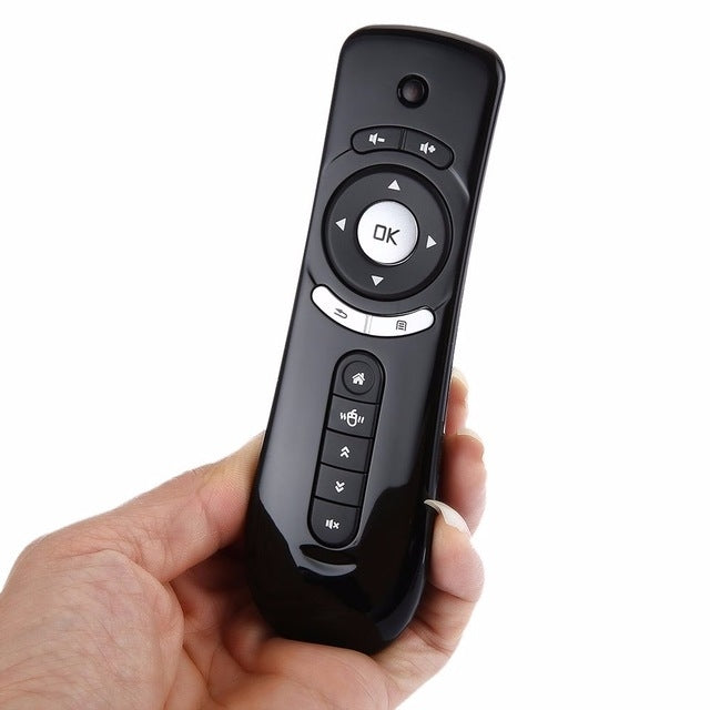 T2 giroscopio Mini Fly Air Mouse 2,4G Android Control remoto 3D Sense Motion Stick para escritorio/portátil, T2