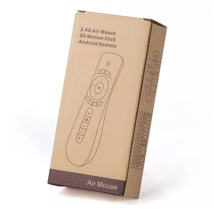 T2 giroscopio Mini Fly Air Mouse 2,4G Android Control remoto 3D Sense Motion Stick para escritorio/portátil, T2
