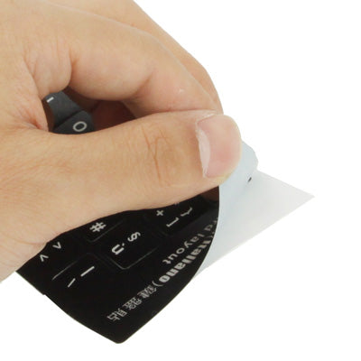 Etiqueta engomada del diseño del teclado de aprendizaje italiano para el teclado del ordenador portátil/de escritorio, Italian