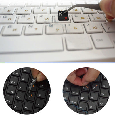 Etiqueta engomada del diseño del teclado de aprendizaje italiano para el teclado del ordenador portátil/de escritorio, Italian
