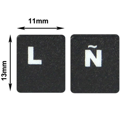 Etiqueta engomada de diseño de teclado de aprendizaje en español para teclado de computadora portátil/de escritorio, Spanish