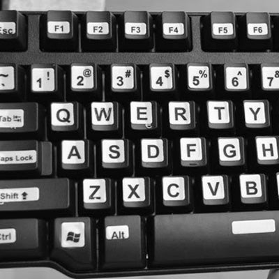 Etiqueta engomada de diseño de teclado de aprendizaje árabe para teclado de computadora portátil/de escritorio, Arabic (Black)