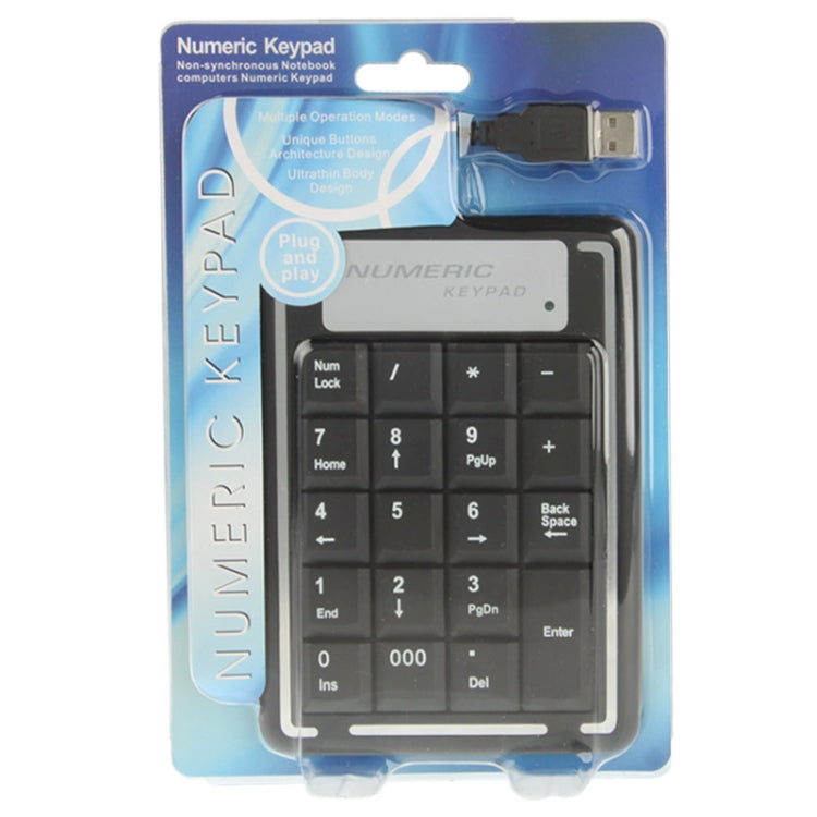 Teclado numérico de computadora portátil no síncrono USB con 19 teclas, 19 Keys