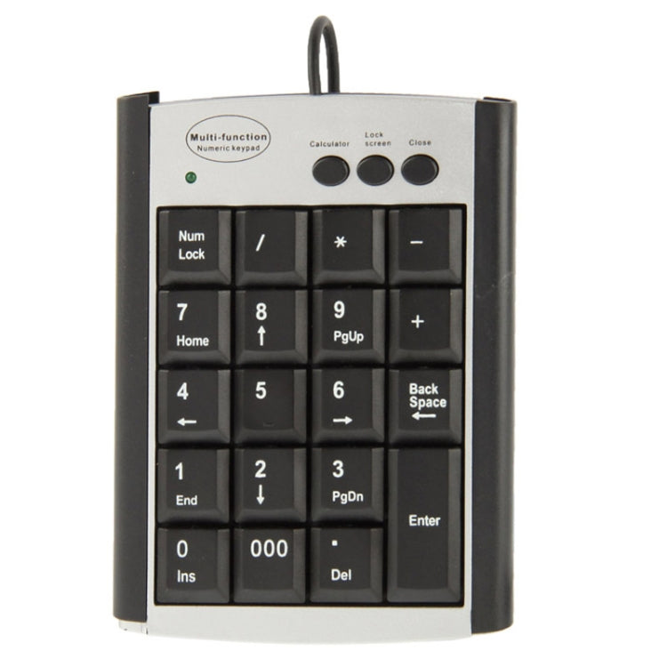 Teclado multifunción no sincrónico para ordenador portátil USB con 19 teclas, Multi Function Keypad