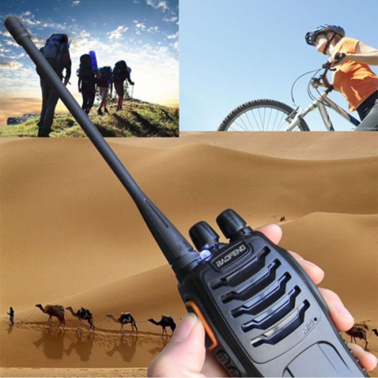 2 uds BAOFENG BF-888S Radio CB portátil Walkie Talkie Retevis UHF 5W 16CH Radio transceptor FM