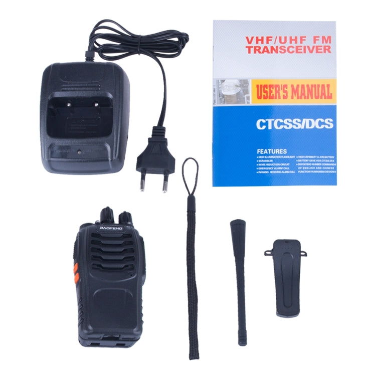 2 uds BAOFENG BF-888S Radio CB portátil Walkie Talkie Retevis UHF 5W 16CH Radio transceptor FM
