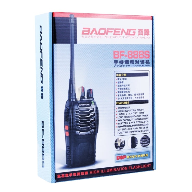 2 uds BAOFENG BF-888S Radio CB portátil Walkie Talkie Retevis UHF 5W 16CH Radio transceptor FM