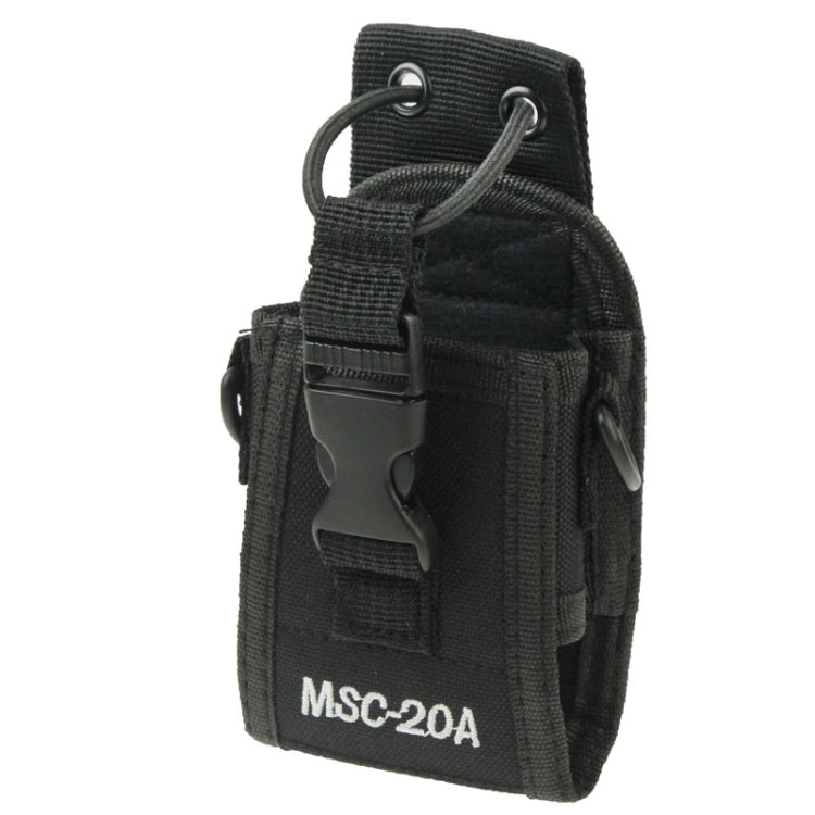 MSC20A Funda de transporte universal de nailon con correa para walkie talkie