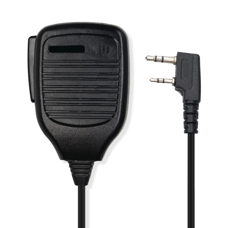 Micrófono con altavoz con clip para walkie talkies, auricular de 3,5 mm + 2,5 mm + enchufe de micrófono