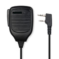 Micrófono con altavoz con clip para walkie talkies, auricular de 3,5 mm + 2,5 mm + enchufe de micrófono