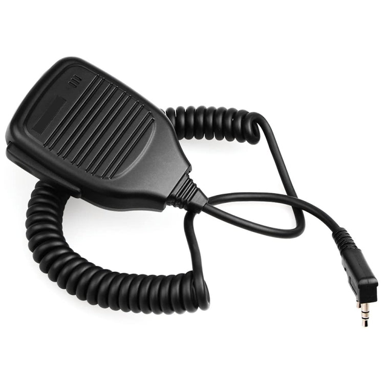 Micrófono con altavoz con clip para walkie talkies, auricular de 3,5 mm + 2,5 mm + enchufe de micrófono