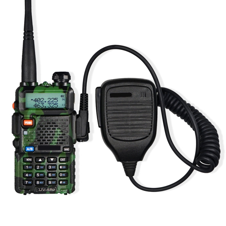 Micrófono con altavoz con clip para walkie talkies, auricular de 3,5 mm + 2,5 mm + enchufe de micrófono