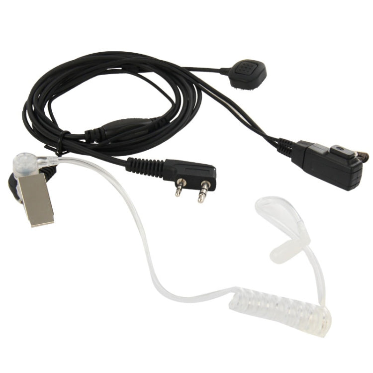 Auricular transceptor de mano para walkie talkies, enchufe de 3,5 mm + 2,5 mm
