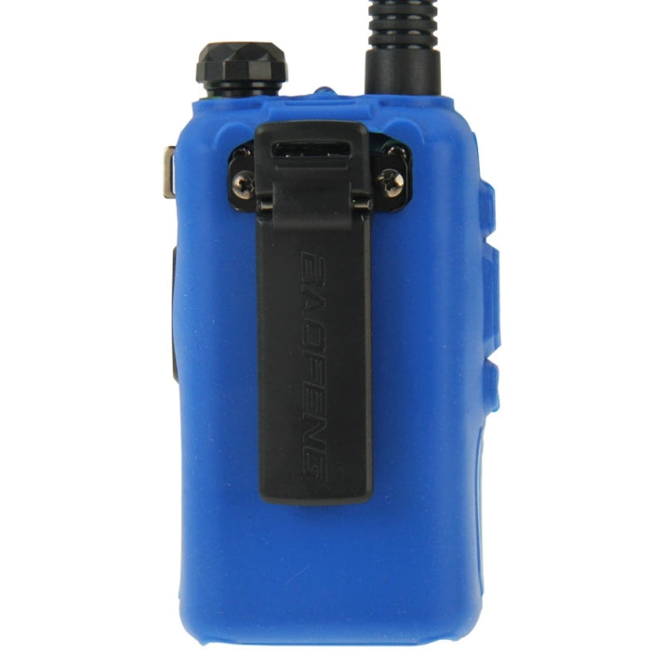 Funda de silicona de color puro para walkie talkies serie UV-5R