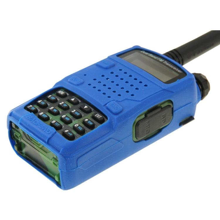 Funda de silicona de color puro para walkie talkies serie UV-5R