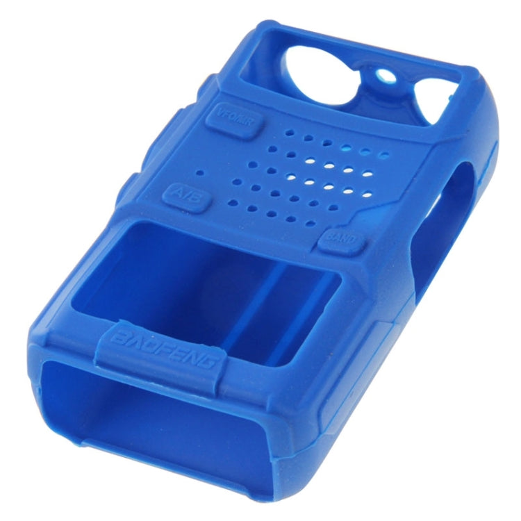 Funda de silicona de color puro para walkie talkies serie UV-5R