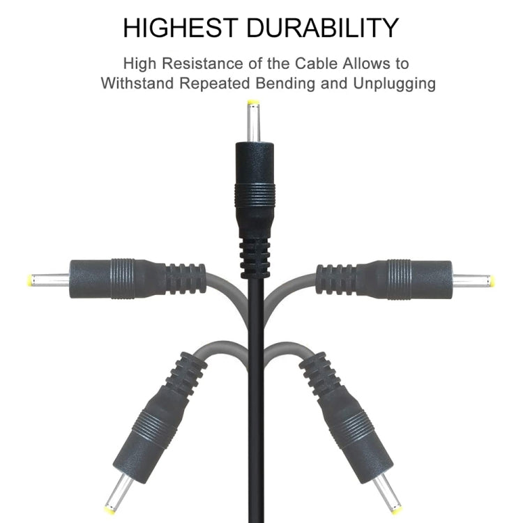 Cable de alimentación USB macho a CC de 2,5 x 0,7 mm, longitud: 1,2 m
