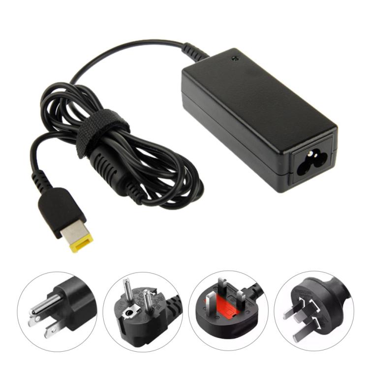 Mini adaptador de CA 20V 2.25A 45W para portátil Lenovo, 20V 2.25A 45W Square