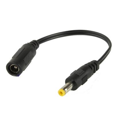 Cable conector de alimentación CC hembra de 5,5 x 2,1 mm a macho CC de 4,0 x 1,7 mm para adaptador de computadora portátil, longitud: 15 cm, 4.8 x 1.7mm
