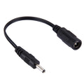 Cable conector de alimentación CC hembra de 5,5 x 2,1 mm a macho CC de 3,5 x 1,35 mm para adaptador de computadora portátil, longitud: 15 cm, 3.5 x 1.35mm Male