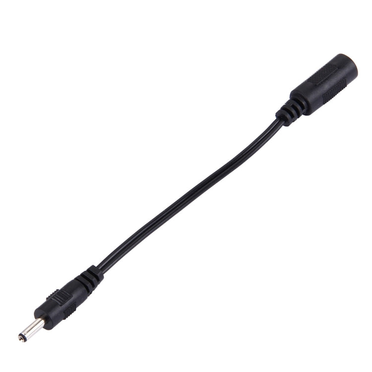Cable conector de alimentación CC hembra de 5,5 x 2,1 mm a macho CC de 3,5 x 1,35 mm para adaptador de computadora portátil, longitud: 15 cm, 3.5 x 1.35mm Male