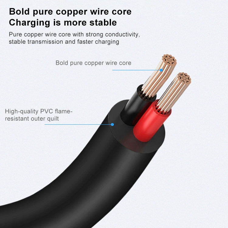 Cable de alimentación macho de CC de 5,5 x 2,5 mm para adaptador de computadora portátil, longitud: 1,2 m