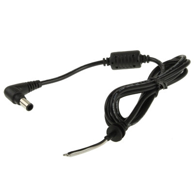 Cable de alimentación macho de CC de 6,3 x 4,4 mm para adaptador de computadora portátil, longitud: 1,2 m