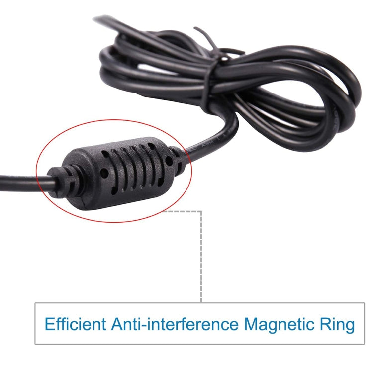 Cable de alimentación macho de CC de 4,0 x 1,7 mm para adaptador de computadora portátil, longitud: 1,2 m
