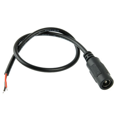 Cable de alimentación hembra de CC de 5,5 x 2,1 mm para adaptador de computadora portátil, longitud: 30 cm, 5.5 x 2.1mm (Length: 30cm)