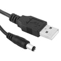 Cable de alimentación USB macho a CC de 5,5 x 2,1 mm, longitud: 1 m, USB Male (Length: 1m)