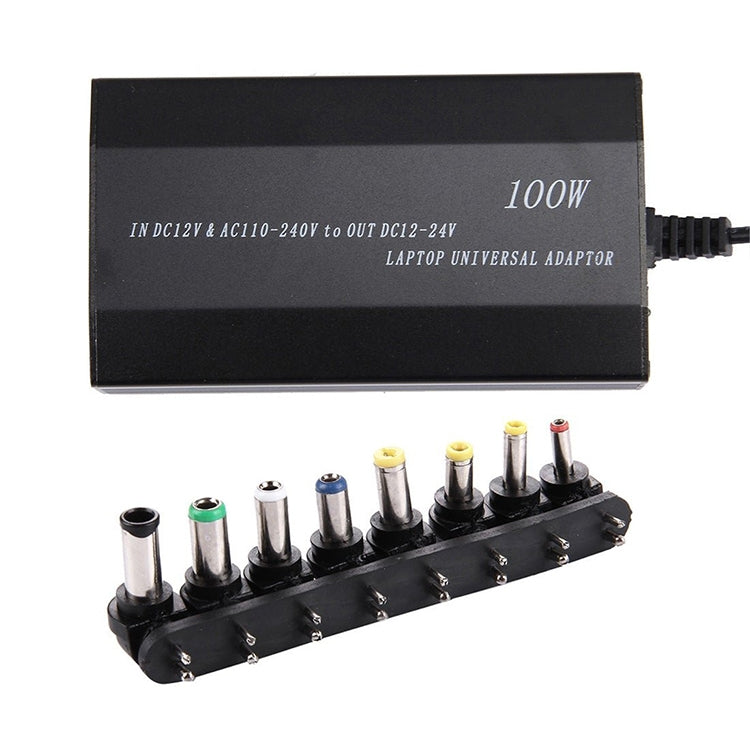 Adaptador universal de CA/CC para ordenador portátil de 100W, voltaje de intercambio conveniente, con puerto USB de 5V, 100W Universal Laptop AC / DC Adapter