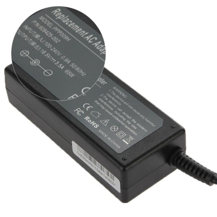 Adaptador de CA de 18,5 V 3,5 A para computadora portátil HP, puntas de salida: 4,8 mm x 1,7 mm, 18.5V 3.5A