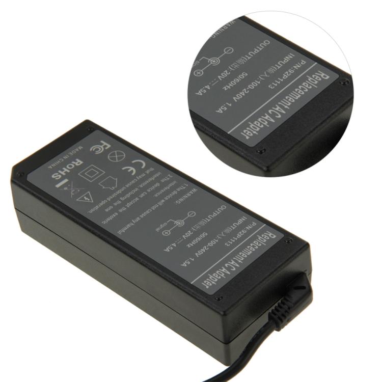 Adaptador de CA de 20 V y 4,5 A para portátiles IBM/Lenovo, puntas de salida: 7,9 mm x 5,5 mm, 4.5A