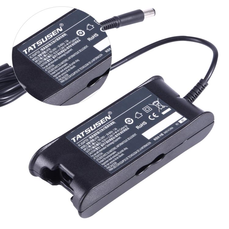 cargador del adaptador del cuaderno del ordenador portátil de 19.5V 3.34A 7.4 x 5.0m m con el cable de transmisión para Dell