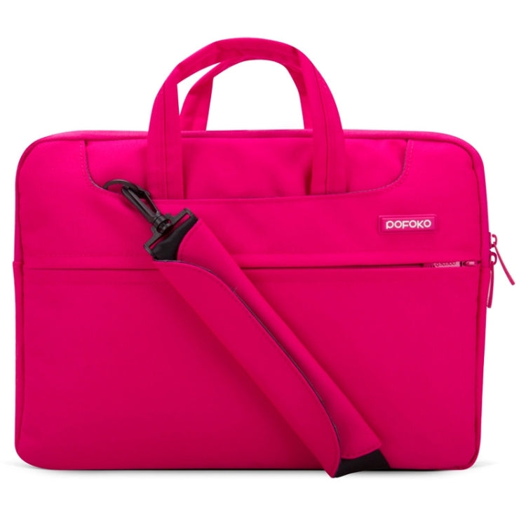 POFOKO Bolso portátil de un solo hombro para computadora portátil de 12 pulgadas, 12 inch Magenta, 12 inch Blue, 12 inch Black