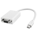 Adaptador Mini Display a VGA Hembra de 15 Pines para Apple, Mini DP to VGA 15Pin
