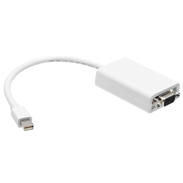 Adaptador Mini Display a VGA Hembra de 15 Pines para Apple, Mini DP to VGA 15Pin