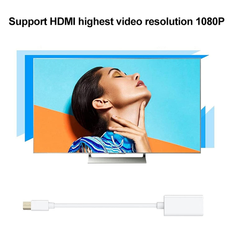 Cable adaptador Mini DisplayPort a HDMI hembra, Mini DP to HDMI