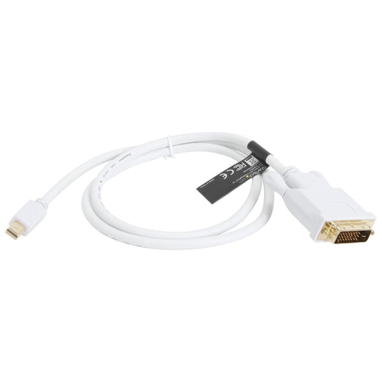 Adaptador convertidor de cable Mini DisplayPort a DVI 24+1 macho, Longitud del cable: 1,8 M, Mini DP to DVI 24+1 Male