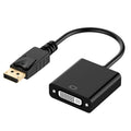 Adaptador DisplayPort macho a DVI 24+5 hembra, longitud del cable: 12 cm, DP Male to DVI 24+5 Female