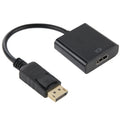 Adaptador de cable de vídeo DisplayPort macho a HDMI hembra, longitud: 15 cm, DP Male to HDMI Female (Gold plated)