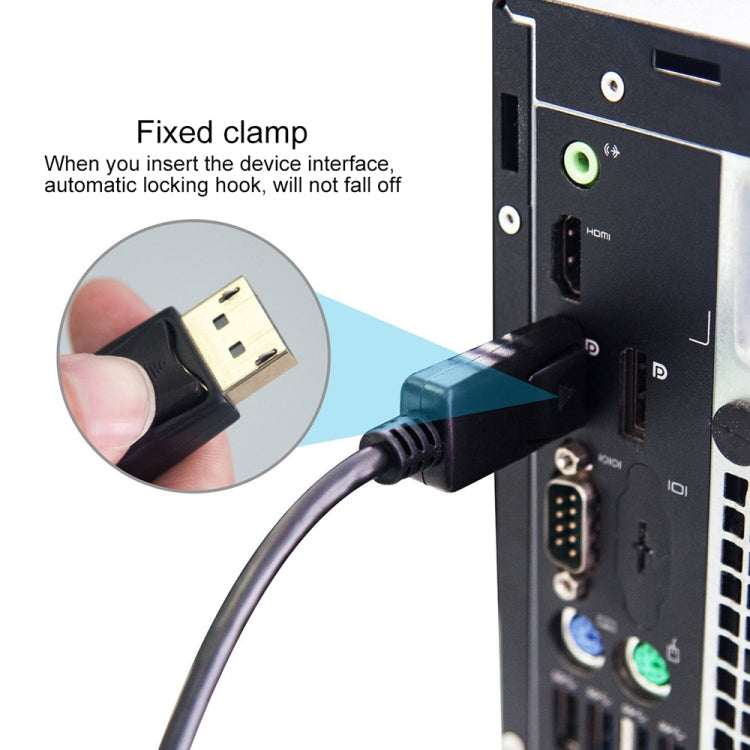 Cable DisplayPort macho a Display Port macho, longitud: 1,8 m, DP to DP Male (Gold plated)