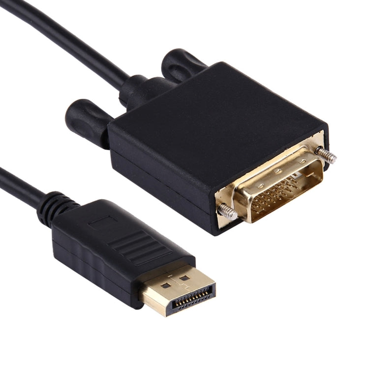 Cable adaptador DisplayPort macho a DVI macho de alta digitalidad, longitud: 1,8 m, DP to DVI 24+1 Male (Gold plated)