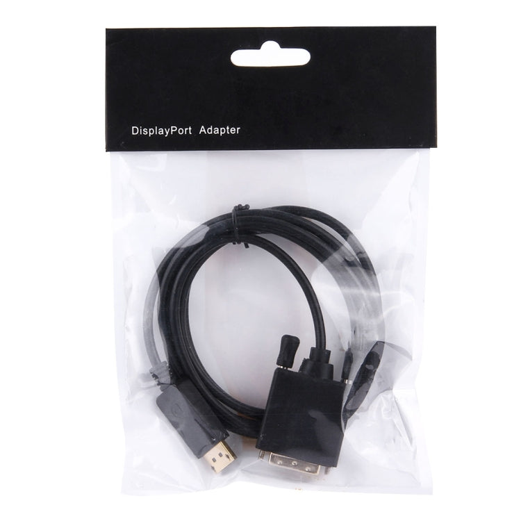 Cable adaptador DisplayPort macho a DVI macho de alta digitalidad, longitud: 1,8 m, DP to DVI 24+1 Male (Gold plated)
