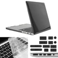 ENKAY para Macbook Pro Retina de 15,4 pulgadas (versión de EE. UU.) / A1398 Hat-Prince 3 en 1 Estuche protector de plástico rígido de cristal con protector de teclado y tapón antipolvo para puerto