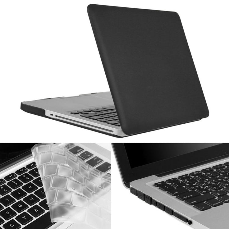 ENKAY para Macbook Pro de 13,3 pulgadas (versión de EE. UU.) / A1278 Hat-Prince 3 en 1 Estuche protector de plástico rígido esmerilado con protector de teclado y tapón antipolvo para puerto