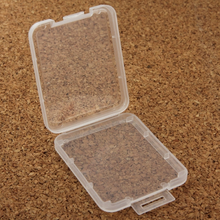Caja de tarjetas de almacenamiento de plástico transparente, 100 Uds., para tarjeta Compact Flash/tarjeta CF, CF Card