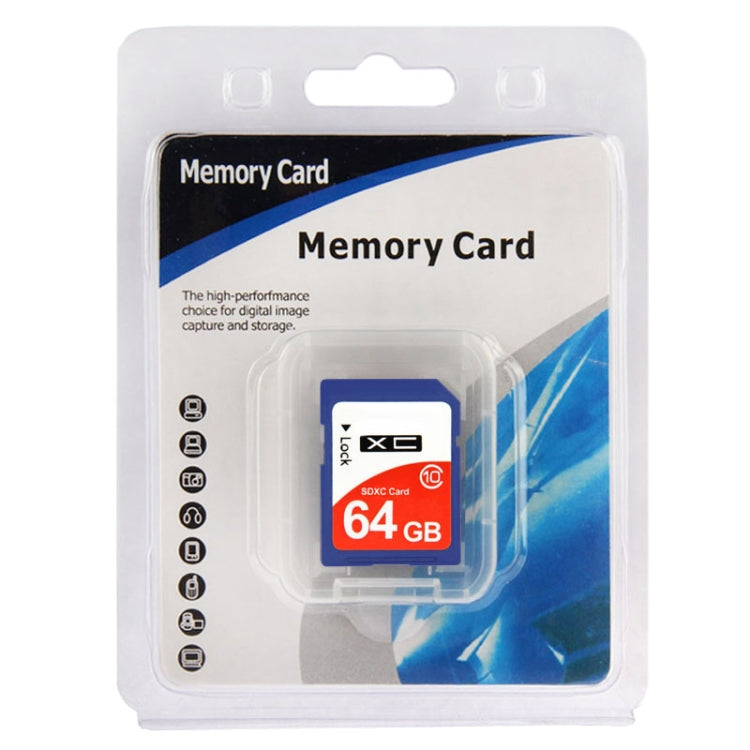 Tarjeta de memoria para cámara SDHC Clase 10 de alta velocidad de 64 GB (100 % de capacidad real), 64GB